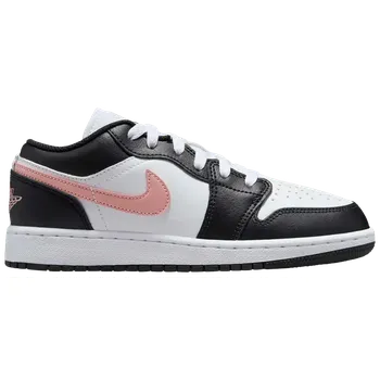 Dámská móda Air Jordan Jordan 1 Low White Black Rust Pink (GS) Velikost: 38
