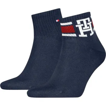 Pánské ponožky Tommy Hilfiger TH MEN QUARTER 2P SPORT NAVY 701236322 002 39-42 Velikost: 39-42