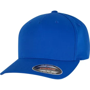 Kšiltovka Flexfit baseballová čepice s prohnutým kšiltem bez uzávěru 5 panelová Barva: modrá královská, Velikost: S/M FX6560