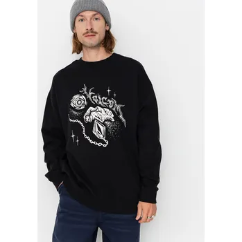 Pánská mikina Volcom Recto Verso Crew (black) M, černá