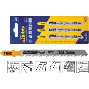 Pilové listy 3 ks, řezání dřeva, překližky, dřevotřískové desky, laminate, plastů o tlouš