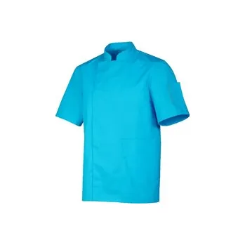 Gastro oděv Nero rondon, tyrkysový, kr. rukáv, XL