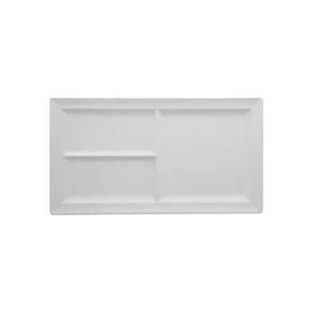 Talíř RAK Talíř mělký 39 × 21 cm – trojdílný | RAK-CLRP38IN3