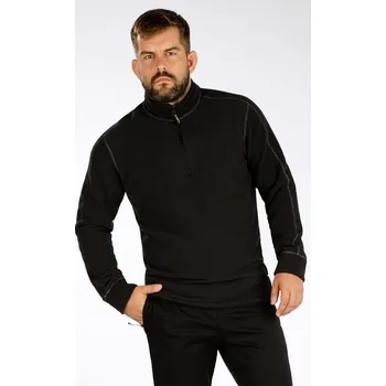Pánská mikina Litex Pánská fleece mikina 7F265 černá L