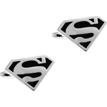 Manžetový knoflíček Manžetové knoflíčky Superman Černá