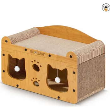 Nízké škrabadlo, pelíšek, škrabací podložky GLOBANI do 60 cm