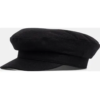 Čepice Vlněná čepice Weekend Max Mara ANGORA černá barva, vlněná, 2525576044600 99X, vel. 58