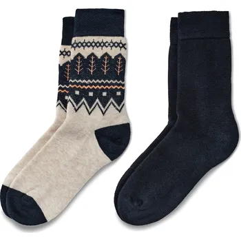 Dámské ponožky 690375 - Tchibo - Termoponožky - pro ženy - vel. 35-38 - barva: modrá