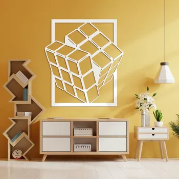 Obraz Retro obraz do kanceláře - Rubikova kostka | DUBLEZ