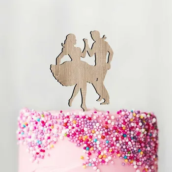 Obraz Dřevěný zápich na dort - Lidové tance | DUBLEZ