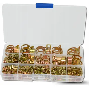 Vrták Sada 75 ks Šnekových Stahovacích Pásek Kovové Objímky 60-100mm