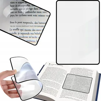 Fólie Lupa Sklo Elastické 12 x 18 cm Příruční na čtení