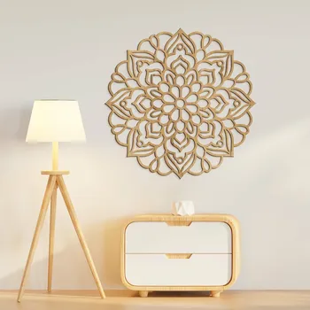 Obraz Dřevěná 3D mandala na zeď - Neferet | DUBLEZ