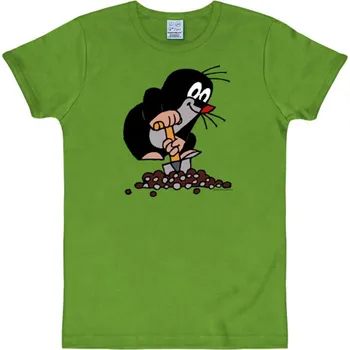 Pánské tričko Krteček: Kopec (M) olivová bavlna