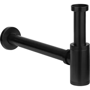 Sifon LAVEO UMYVADLOVÝ SIFON VYŠPERKOVANÝ ČERNÝ