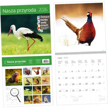 Kalendář Rodinný Kalendář Umění 2026 nástěnný 30x30 Naše Příroda HELMA