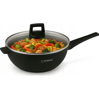 Pánev Wok pánev na indukci s poklicí Starke Pro Taylor Marble 32 cm