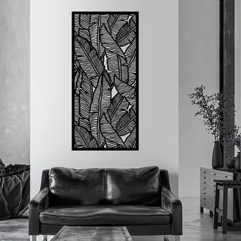 Obraz Nástěnný dřevěný panel - Exotické listy | DUBLEZ