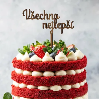 Obraz Nápis ze dřeva - Všechno nejlepší | DUBLEZ