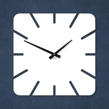 Hodiny Nástěnné hodiny do kuchyně - Quadra, Bílá | DUBLEZ