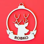 Vánoční koule na stromeček se jménem | DUBLEZ