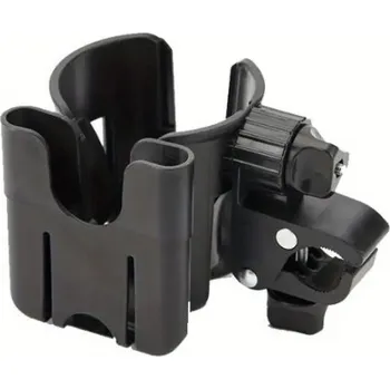 Držák na pití/hrnek na kočárek SATIS černý