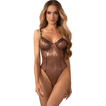 Dámské erotické body Obsessive Soranna Crotchless Teddy Velikost L/XL