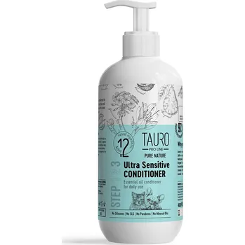 Kosmetika pro psa TAURO PRO LINE ULTRA jemný kondicioner TPL PURE NATURE pro citlivou kůži 400 ml