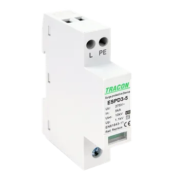 Přepěťová ochrana Tracon ESPD3-5-1+1P Svodič přepětí AC, typ T3odnímatelný modul (Tracon ESPD3-5-1+1P)