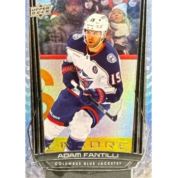 Karetní hra insert karta ADAM FANTILLI 25-26 UD Ser. 1 Encore číslo E-11