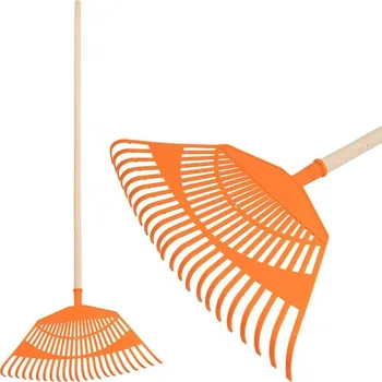 Hrábě Strend Pro Garden Hrábě na listí Strend Pro R144, plastové, 23 zubé, plastové, 125 cm násada