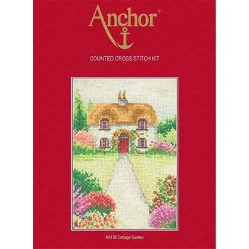 Vyšívací vzor Sada na vyšívání AK136 Venkovská zahrada (Vyšívání Cottage garden)