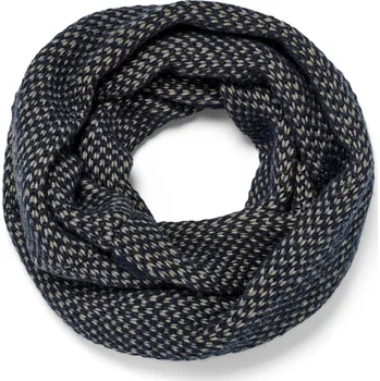 Šála 687630 - Tchibo - Pletená kruhová šála - barva: modrá