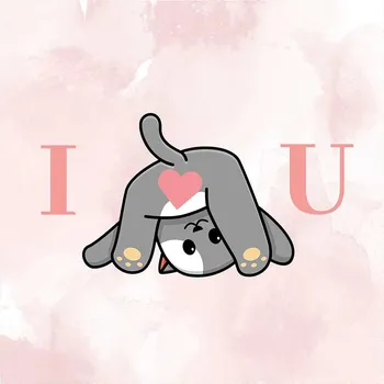 Obraz Dřevěný romantický obraz - I love you | DUBLEZ