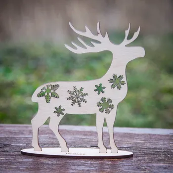 Vánoční dekorace Vianočný sob - dekorácia | DUBLEZ