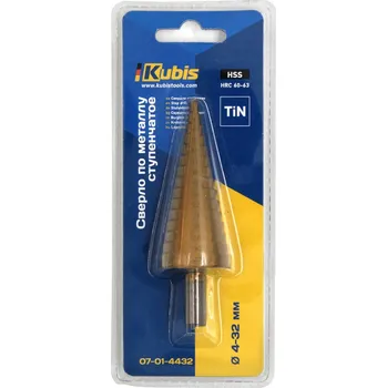 Vrták Vrták do kovu stupňovitý HSS, ∅4-32mm, TiN, HRC 60-63