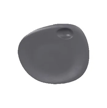 Talíř RAK Talíř s důlkem 31 × 26,5 cm, šedá | RAK-NFNBFP31GY