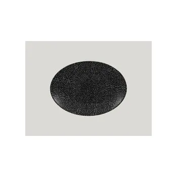 Talíř RAK Talíř oválný 32 × 23 cm, černá | RAK-IPNNOP32