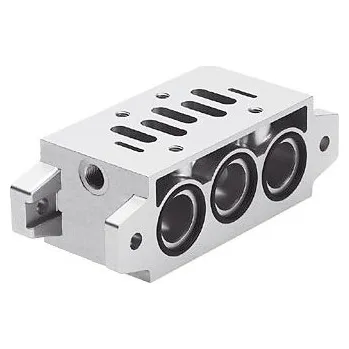 Instalatérský materiál Rozdělovač s spodním portem (VDMA C) G1/4", 1-43mm Parker P2N-VM512MB