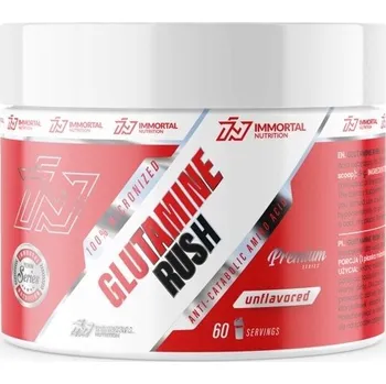 Aminokyselina Immortal Glutamine Rush 300g GLUTAMIN AMINO PRÁŠEK REGENERACE