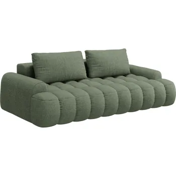 Pohovka Cosmopolitan Design Zelená rozkládací pohovka Linz 250 cm