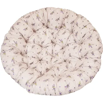 Podsedák Axin Trading s.r.o. Polstr na křeslo papasan 115 cm levandule