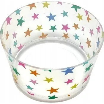 Opakovaně Použitelné Misky Tácky na párty, barevné, na narozeniny, 4 ks