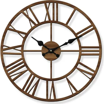 Hodiny Velké nástěnné hodiny - Numerus, Ořech | DUBLEZ