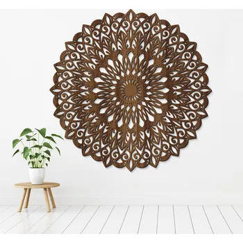 Obraz Designová mandala na stěnu - Nemesis, Ořech | DUBLEZ