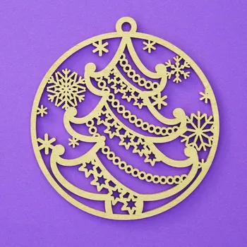 Vánoční dekorace Koule na vánoční stromeček, Zlatá | DUBLEZ