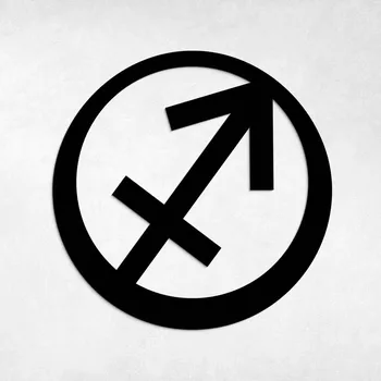 Obraz Dřevěný obraz - Znak znamení zvěrokruhu Střelec | DUBLEZ