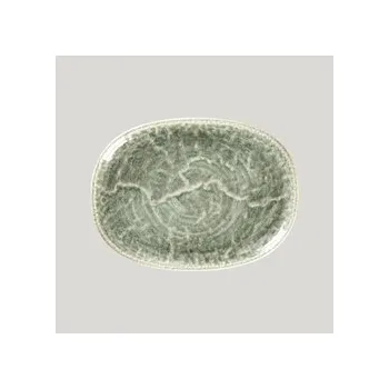 Talíř Krush talíř oválný 25 × 19 cm, zelený