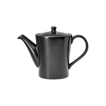 Konvička na mléko RAK Konvička na kávu s pokličkou 35 cl – černá | RAK-EDCP35