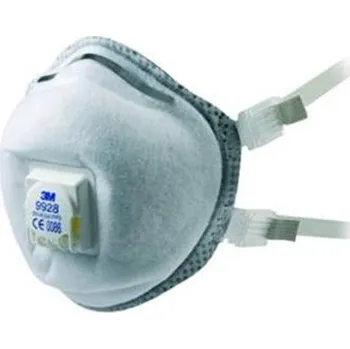 respirátor 3M 9928 (7000030031) - Respirátor (rouška) FFP2, pro svářečské kouře a dýmy s výdechovým ventilkem (baleno po 10ks)